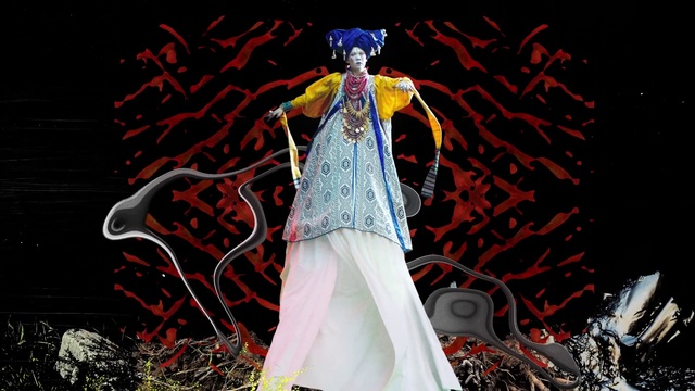 Video Reference: Flash photography, Organism, People in nature, Art, Entertainment, Cg artwork, Fashion design, Font, Performing arts, Technology