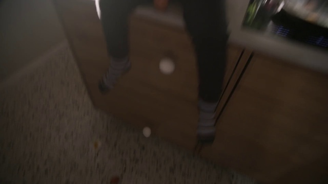 Video Reference: Wood, Flooring, Floor, Hardwood, Audio equipment, Thigh, Human leg, Laminate flooring, Wood stain, Foot