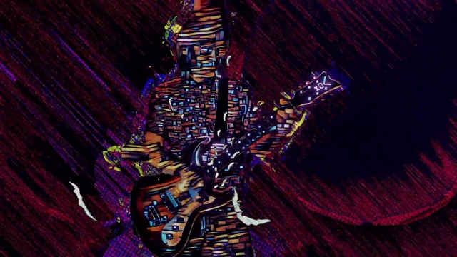 Video Reference: Purple, Art, Electric blue, Space, Pattern, Magenta, Fictional character, Event, Graphics, Darkness