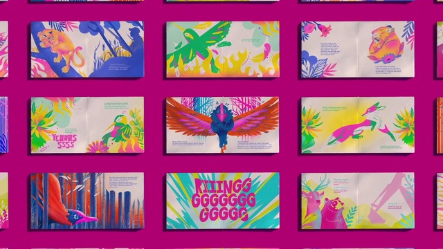 Video Reference: Product, Bird, Rectangle, Textile, Purple, Organism, Art, Pink, Creative arts, Font