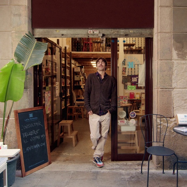 Video Reference: Property, Building, Interior design, Wood, Easel, Flooring, Table, Bookcase, Shelving, Retail