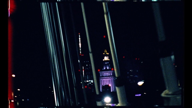 Video Reference: Automotive lighting, Building, Skyscraper, Electricity, Tower block, Tower, Cityscape, Midnight, Road, City