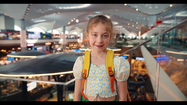 Video Reference: Skin, Smile, Standing, Flash photography, Happy, Travel, Leisure, Fun, Recreation, Toddler