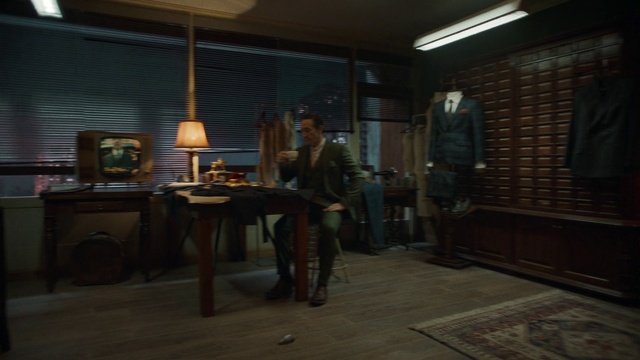 Video Reference: Building, Picture frame, Wood, Table, Flooring, House, Lamp, Darkness, Desk, Art