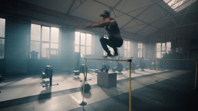 Video Reference: Window, Flash photography, Sports equipment, Skateboarder, Kickflip, Rolling, Floor, Skatepark, Skateboard, Recreation