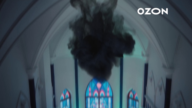 Video Reference: Font, Art, Gas, Tree, House, Electric blue, Darkness, Facade, Arch, Room