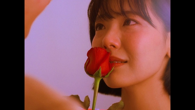 Video Reference: Nose, Skin, Lip, Flower, Plant, Mouth, Eyelash, Petal, Flash photography, Neck
