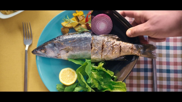 Video Reference: Food, Tableware, Dishware, Ingredient, Recipe, Seafood, Sweet lemon, Plate, Meyer lemon, Persian lime