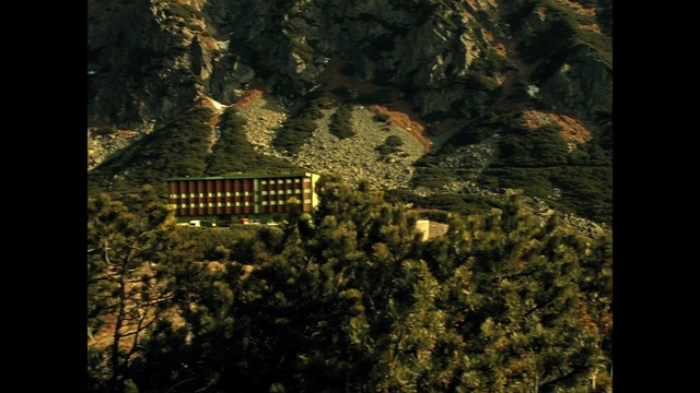 Video Reference: Natural landscape, Plant, Wood, Building, Tree, Landscape, Tints and shades, Mountain, Rectangle, Forest