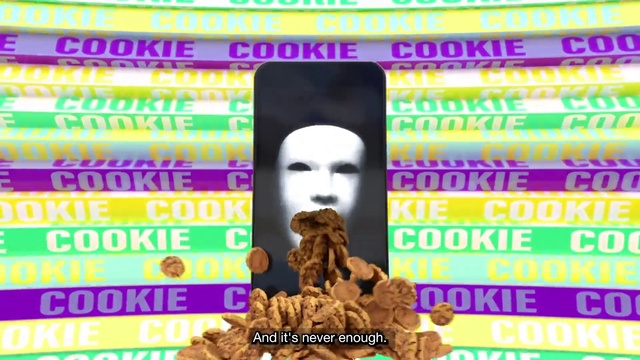 Video Reference: Organism, Font, Adaptation, Magenta, Rectangle, Advertising, Poster, Fictional character, Happy, Graphic design