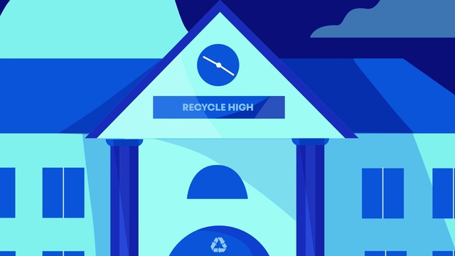 Video Reference: Blue, Product, Azure, Rectangle, Triangle, Font, Parallel, Landmark, Slope, Electric blue