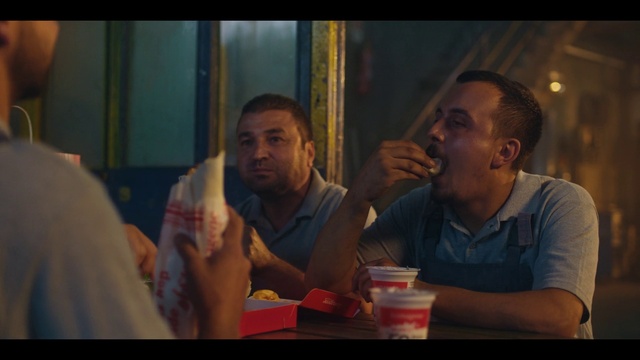 Video Reference: Forehead, Mouth, Tableware, Gesture, Fun, Sharing, T-shirt, Event, Conversation, Table