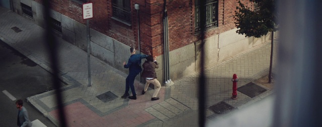 Video Reference: Window, Road surface, Lighting, Flooring, Asphalt, Sidewalk, Wall, Brick, Urban design, Road