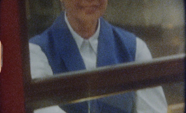 Video Reference: Dress shirt, Sleeve, Gesture, Tie, Blazer, Collar, Electric blue, Formal wear, Fence, Art