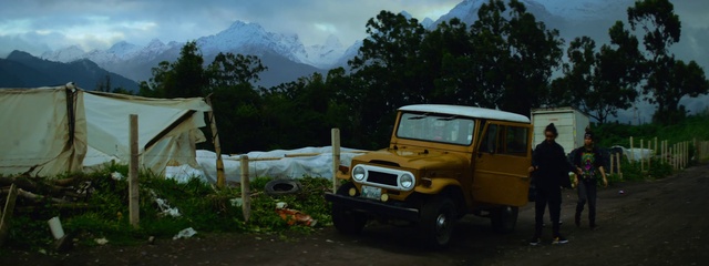 Video Reference: Sky, Cloud, Tire, Vehicle, Wheel, Plant, Ecoregion, Automotive tire, Motor vehicle, Mountain