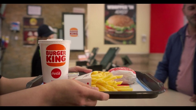 Video Reference: Food, Orange, Finger, Tableware, Recipe, Ingredient, Suit, Junk food, Table, Fast food