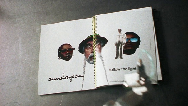 Video Reference: Product, Font, Eyewear, Art, Material property, Sunglasses, Paper, Rectangle, T-shirt, Graphics