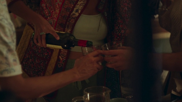 Video Reference: Tableware, Sleeve, Gesture, Drinkware, Nail, Finger, Barware, Alcoholic beverage, Drink, Wrist