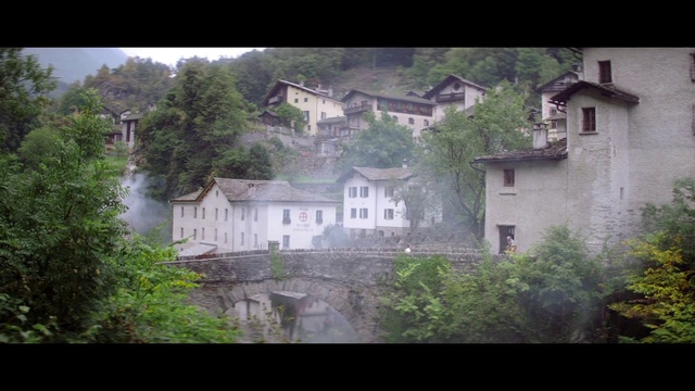 Video Reference: Building, Plant, Window, House, Tree, Atmospheric phenomenon, Natural landscape, Grass, Landscape, Facade