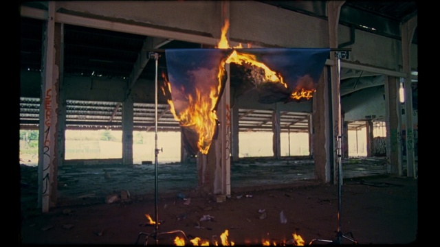 Video Reference: Fire, Flame, Heat, Entertainment, Gas, Event, Building, Wood, Metal, Night