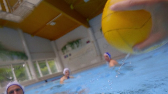 Video Reference: Water, World, Swimming pool, Balloon, Leisure, Recreation, Fun, Sports equipment, Ball, Ceiling