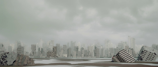 Video Reference: Sky, Cloud, Skyscraper, Building, Water, Grey, Urban design, Tower block, Atmospheric phenomenon, Natural landscape