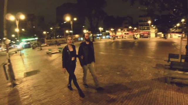 Video Reference: Road surface, Street light, Standing, Automotive lighting, Flash photography, Asphalt, Road, Fun, Sidewalk, Morning