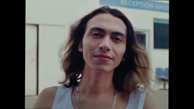 Video Reference: Forehead, Lip, Eyebrow, Shoulder, Eyelash, Jaw, Neck, Flash photography, Smile, Happy