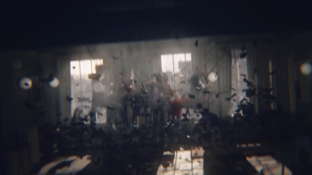 Video Reference: Sky, Tints and shades, Event, Window, City, Font, Entertainment, Darkness, Midnight, Room