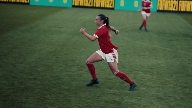 Video Reference: Sports uniform, Sports equipment, Player, Ball game, Soccer, Sportswear, Sock, Competition event, Team sport, Grass