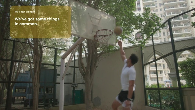 Video Reference: Plant, Building, Window, Basketball, Basketball hoop, Tree, Shorts, Urban design, Leisure, Facade