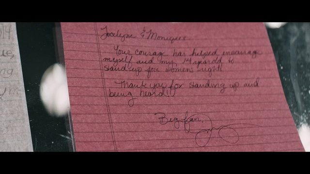 Video Reference: Handwriting, Rectangle, Font, Wood, Tints and shades, Writing, Parallel, Magenta, Paper product, Paper