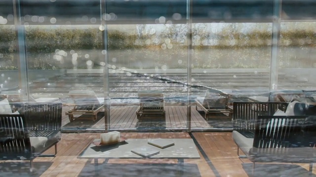 Video Reference: Water, Vertebrate, Wood, Line, Gas, Composite material, Glass, Metal, Flooring, Roof