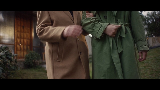 Video Reference: Plant, Overcoat, Sleeve, Gesture, Trench coat, Collar, Blazer, Military uniform, Duster, Dress shirt