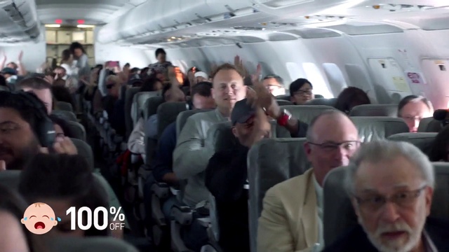 Video Reference: Aircraft cabin, Travel, Air travel, Crowd, Suit, Event, Passenger, Airliner, Airplane, Airline