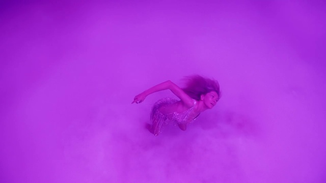 Video Reference: Water, Arm, Purple, Sky, Violet, Plant, Magenta, People in nature, Electric blue, Font