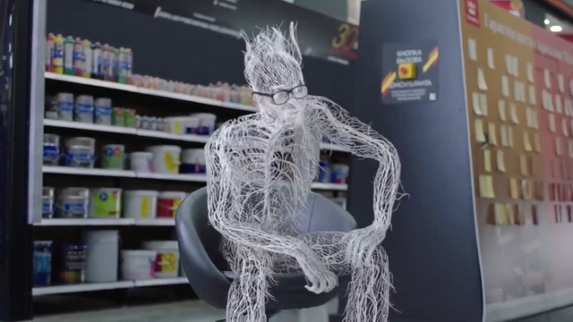 Video Reference: Shelf, Automotive design, Art, Sculpture, Technology, Engineering, Font, Machine, Publication, Convenience store