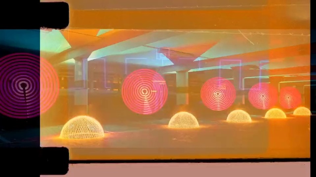 Video Reference: Automotive lighting, Amber, Light, Orange, Font, Visual effect lighting, Art, Tints and shades, Neon, Ceiling