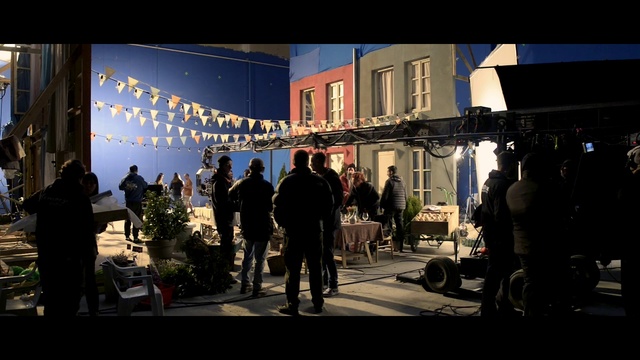 Video Reference: Plant, City, Event, Building, Crowd, Electricity, Suit, Pedestrian, Darkness, Road
