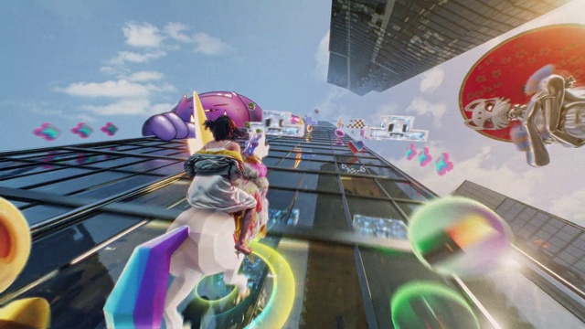 Video Reference: Sky, World, Cloud, Leisure, Fun, Building, Naval architecture, Space, Event, Magenta
