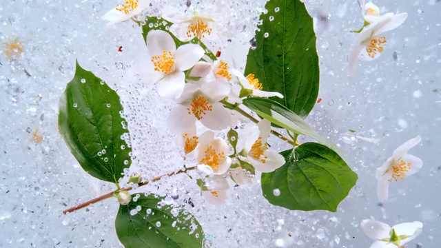 Video Reference: Flower, Plant, Leaf, Fluid, Petal, Liquid, Terrestrial plant, Twig, Snow, Flowering plant