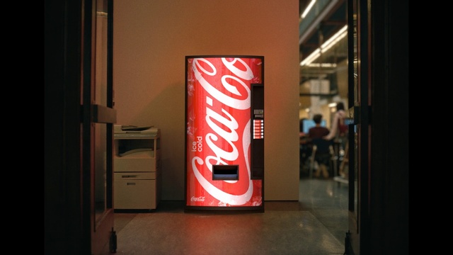 Video Reference: Drink, Font, Gas, Tints and shades, Vending machine, Soft drink, Plant, Machine, Building, Carbonated soft drinks