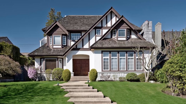 Video Reference: Plant, Sky, Property, Window, Building, House, Grass, Fixture, Residential area, Door