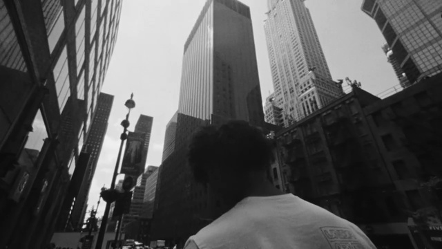 Video Reference: Skyscraper, Building, Sky, White, Black, World, Black-and-white, Standing, Tower block, Gesture
