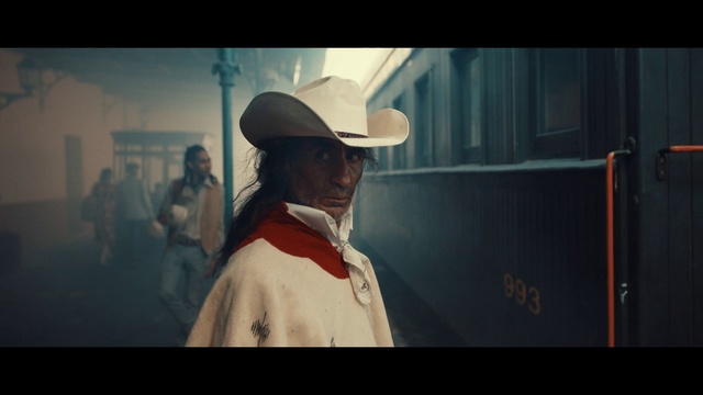 Video Reference: Hat, Flash photography, Sun hat, Headgear, Eyewear, Event, Cowboy hat, Darkness, Fashion accessory, Cap