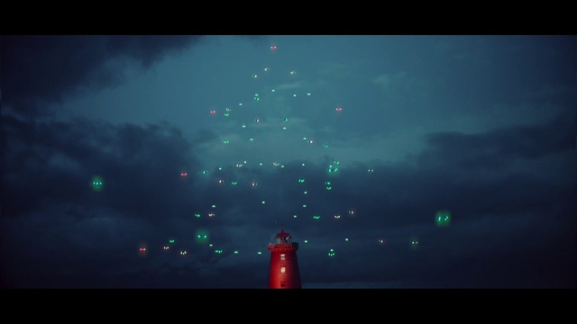 Video Reference: Sky, Liquid, Fireworks, Lighthouse, Rectangle, Gas, Art, Recreation, Cloud, Event