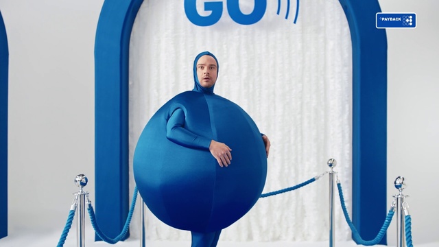 Video Reference: Blue, Azure, Font, Ball, Electric blue, Art, Circle, Graphics, T-shirt, Logo