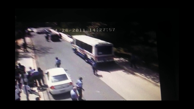 Video Reference: Land vehicle, Bus, Vehicle, Car, Automotive lighting, Motor vehicle, Asphalt, Mode of transport, Automotive design, Automotive exterior