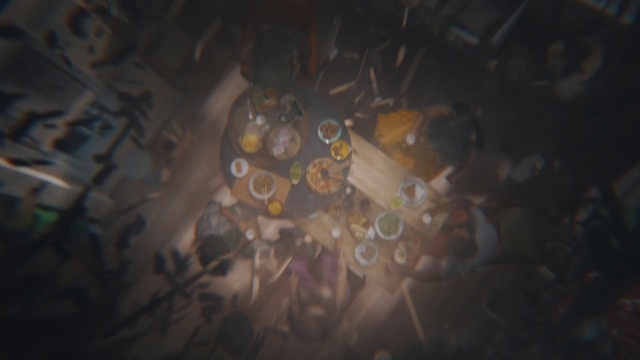 Video Reference: Art, Space, Circle, Pattern, Darkness, Electric blue, Sky, Event, Water, Tree