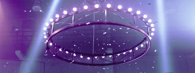 Video Reference: Water, Liquid, Purple, Violet, Visual effect lighting, Font, Entertainment, Circle, Ceiling, Electric blue